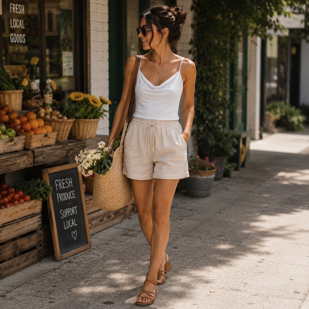 Naked Wardrobe The Smooth Cowl Neck Cami White‎ L NWT Spaghetti Strap Tank Top